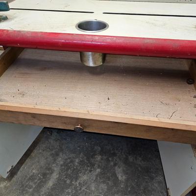 Work Table w/Drawers & Storage  (BG-JS)