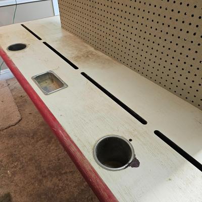 Work Table w/Drawers & Storage  (BG-JS)