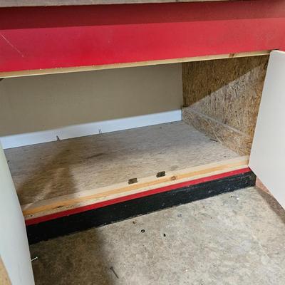 Work Table w/Drawers & Storage  (BG-JS)