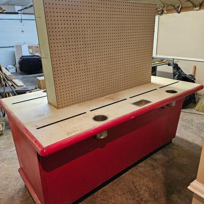 Work Table w/Drawers & Storage  (BG-JS)