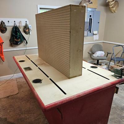 Work Table w/Drawers & Storage  (BG-JS)