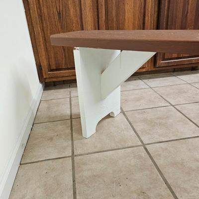 Pair of Wooden Benches  (G-JS)