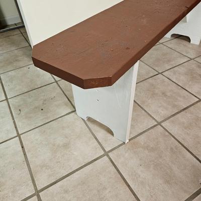 Pair of Wooden Benches  (G-JS)