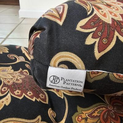 Plantation Pattern Outdoor Cushions  (G-JS)