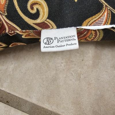 Plantation Pattern Outdoor Cushions  (G-JS)