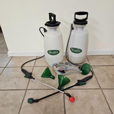 Two Scotts 2Gal Pump Sprayers + More  (G-JS)
