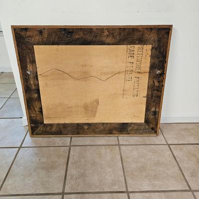 Larry Dodson Signed/Numbered Print Rustic Cabin  (G-JS)