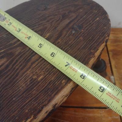 Antique Solid Wood Child's Stool