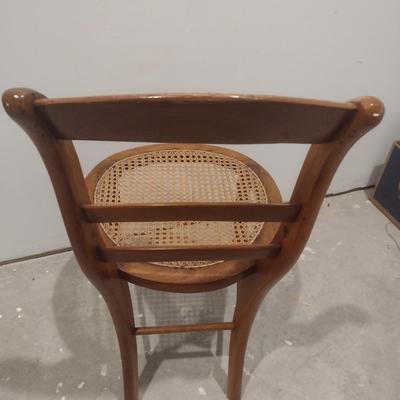 Vintage Shaker Design Cane Seat Sitting Chair
