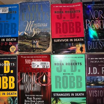 8 Books By Author Nora Roberts