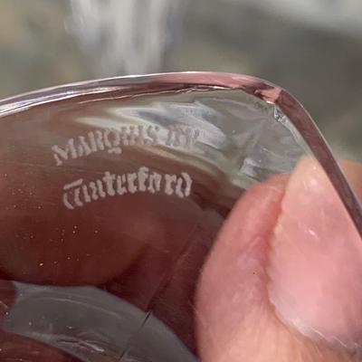 Waterford crystal Marquis candle holders candlesticks watermarked signed