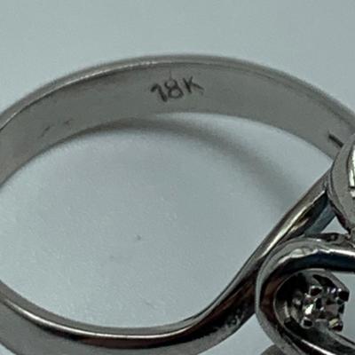 Aquamarine Pendant with 18K Chain & 18K Ring (B2-HS)