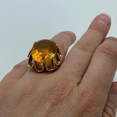 Citrine with 10K & Pink Tourmaline Jewelry Sets (B2-HS)