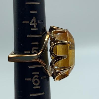 Citrine with 10K & Pink Tourmaline Jewelry Sets (B2-HS)