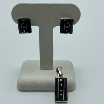 Six Glass & Metal Jewelry Sets with Pierced Earrings (B2-HS)