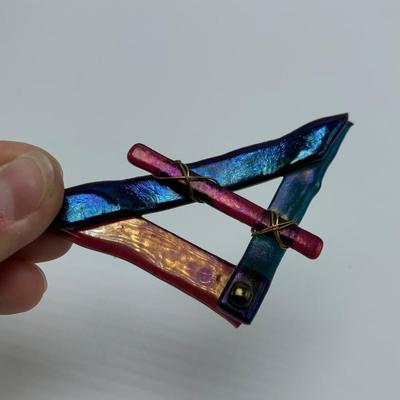 Six Glass & Metal Jewelry Sets with Pierced Earrings (B2-HS)