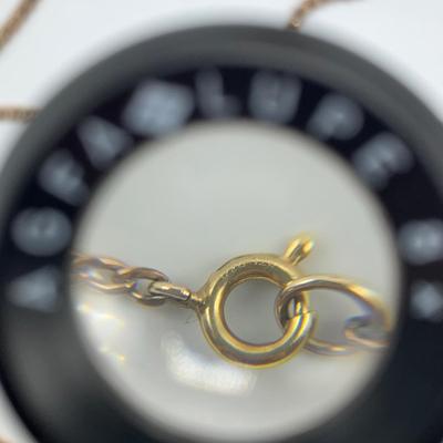 Organically Shaped Gold Pendant & Small Pendant with Diamonds (B2-HS)