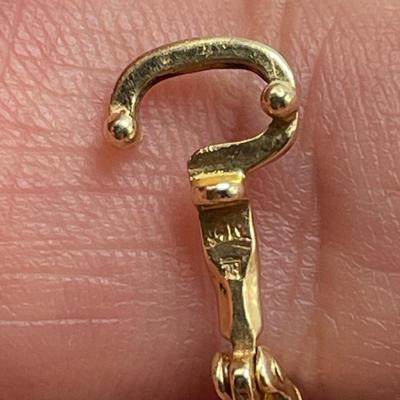 Organically Shaped Gold Pendant & Small Pendant with Diamonds (B2-HS)