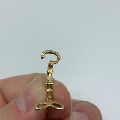 Organically Shaped Gold Pendant & Small Pendant with Diamonds (B2-HS)