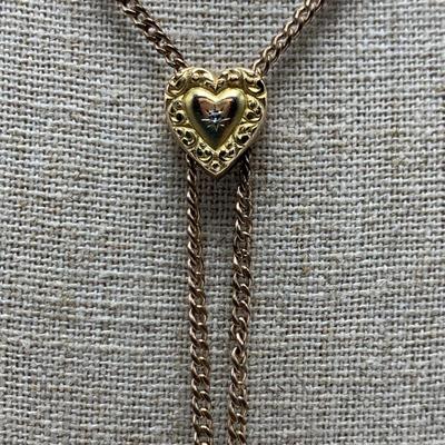 Organically Shaped Gold Pendant & Small Pendant with Diamonds (B2-HS)