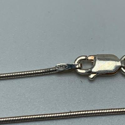 Sterling Silver Necklace Chains & a Heart Pendant (B2-HS)