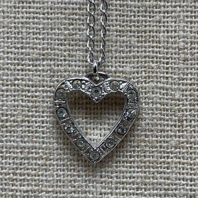 Sterling Silver Necklace Chains & a Heart Pendant (B2-HS)