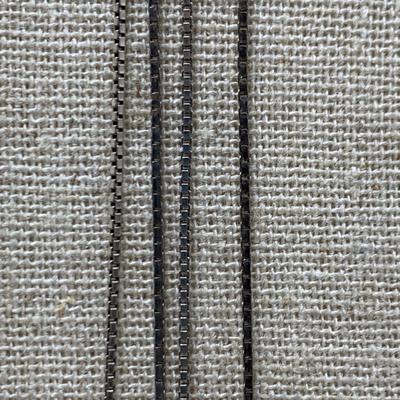 Sterling Silver Necklace Chains & a Heart Pendant (B2-HS)