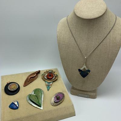 Funky Artsy Metal Pendants & More (B2-HS)