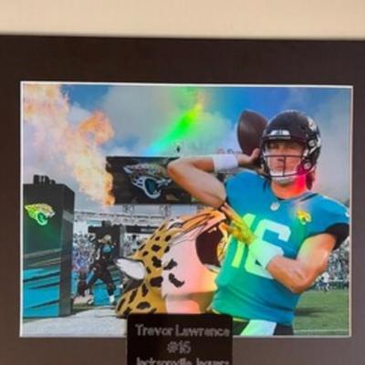 HOLOGRAHED TREVOR LAWRENCE PLAQUE