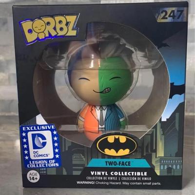 2017 FUNKO DORBZ BATMAN TWO-FACE #247 VINYL FIGURE DC COMICS BRAND NEW IN BOX