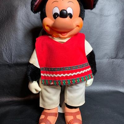 Vintage Mexico Young Epoch Mickey Mouse Vintage Disneyland Made In Japan 16â€