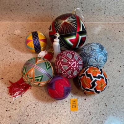Beautiful Temari balls