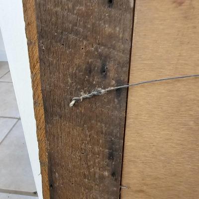 Bull Elk Wood Framed & Signed Print   (G-JS)