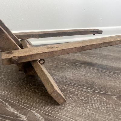 Vintage/Antique Grinding Stone Mount/Pedals