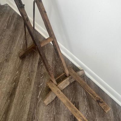 Vintage/Antique Grinding Stone Mount/Pedals