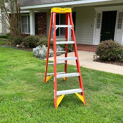 WERNER ~  6Ft. Fiberglass Step Ladder