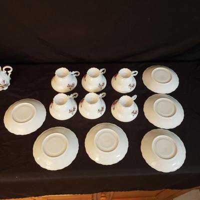 Rose Pattern Tea Set (D-KD)