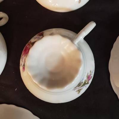 Rose Pattern Tea Set (D-KD)