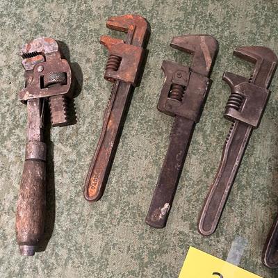 Lot of antique wrenches