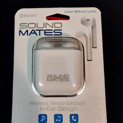 NEW SOUND MATES WIRELESS STEREO EARBUDS