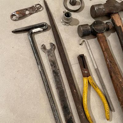 Big lot of antique tools