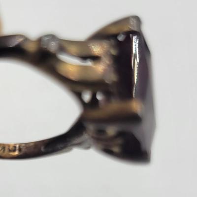 10K Gold Garnet Ring  Bundle