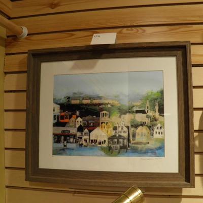 Framed & Matted Original Art #1/200, Provincetown MA 2016 23