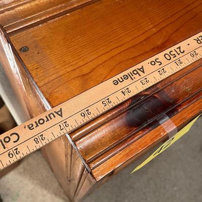 Vintage Knotty Pine book shelf