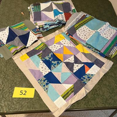 Vintage lot of quilt blocks