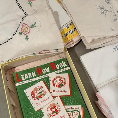 Vintage sewing items