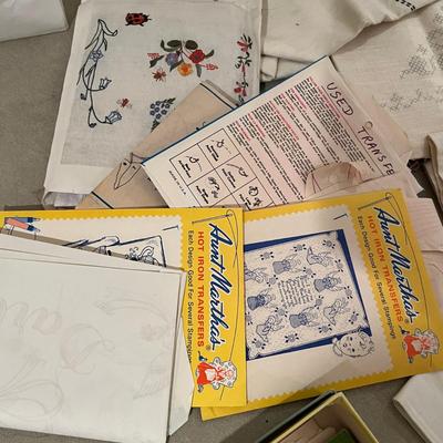 Vintage sewing items