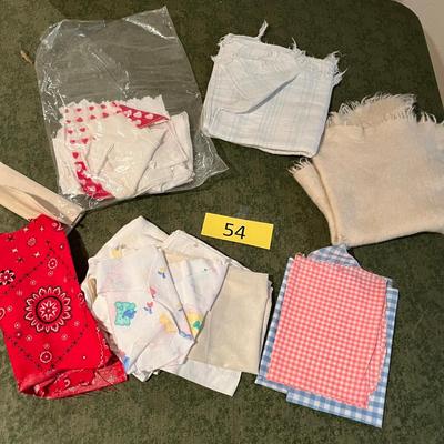 Vintage material pieces