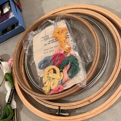Lot of embroidery items