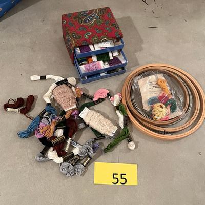 Lot of embroidery items